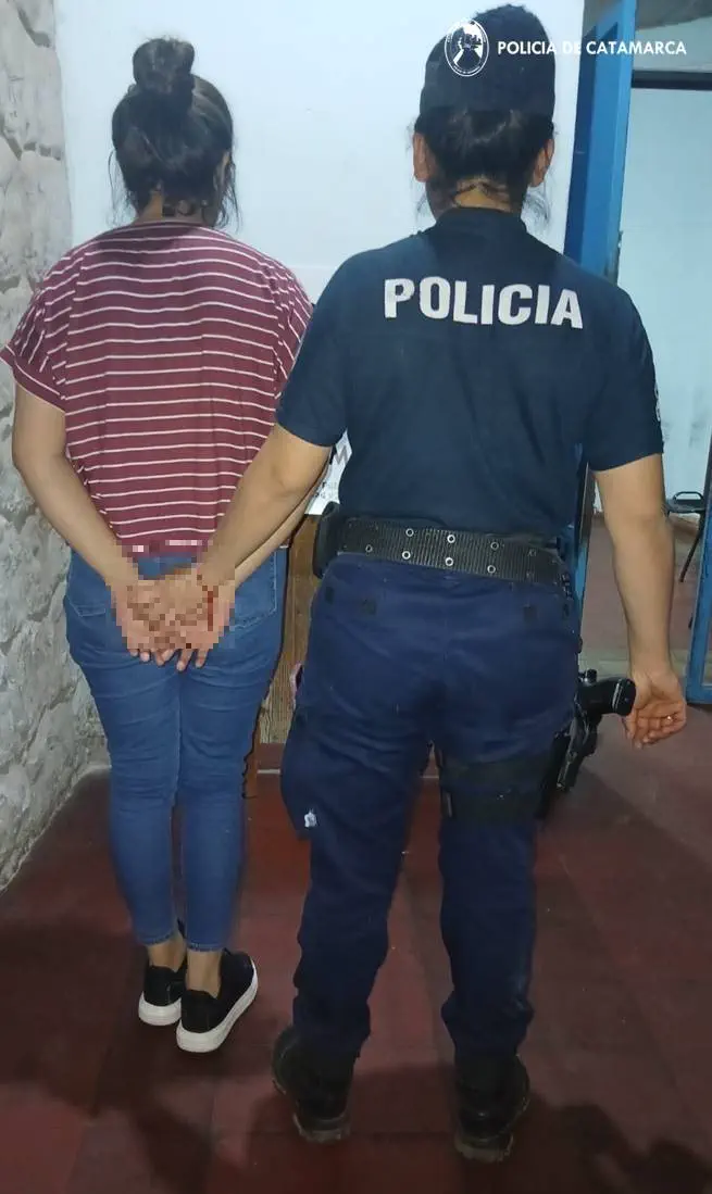 La mujer de apellido Bordón que fue aprehendida