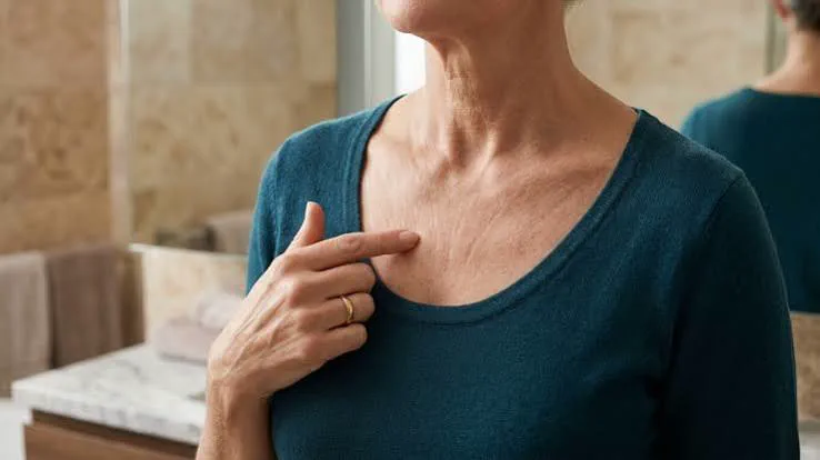 Dermatólogos revelan qué hacer para evitar las arrugas del escote