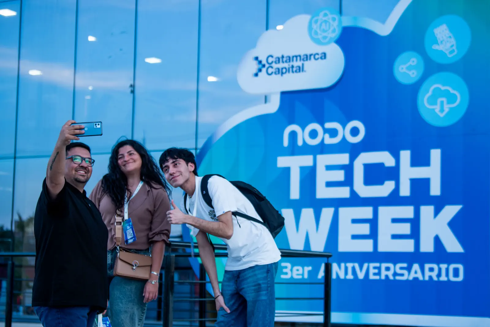 Gustavo y Raúl encabezaron la apertura de la Nodo Tech Week 2026