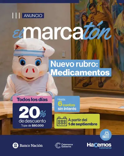 Medio centenar de farmacias ya se sumaron al Marcatón