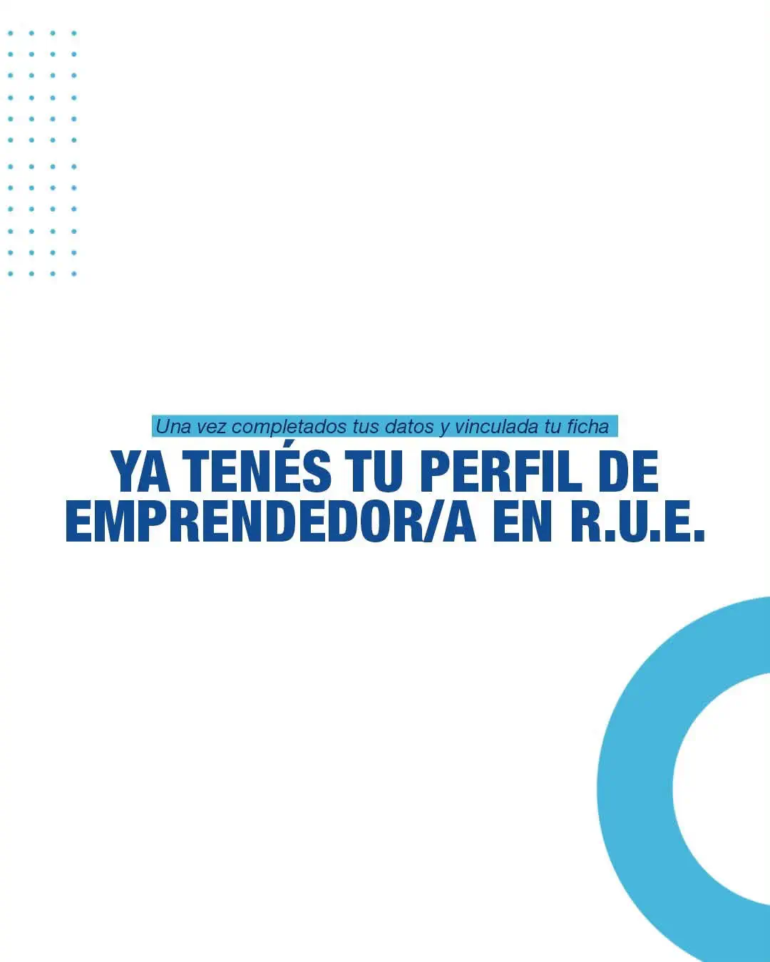 Registro Único de Emprendedores para impulsar proyectos locales