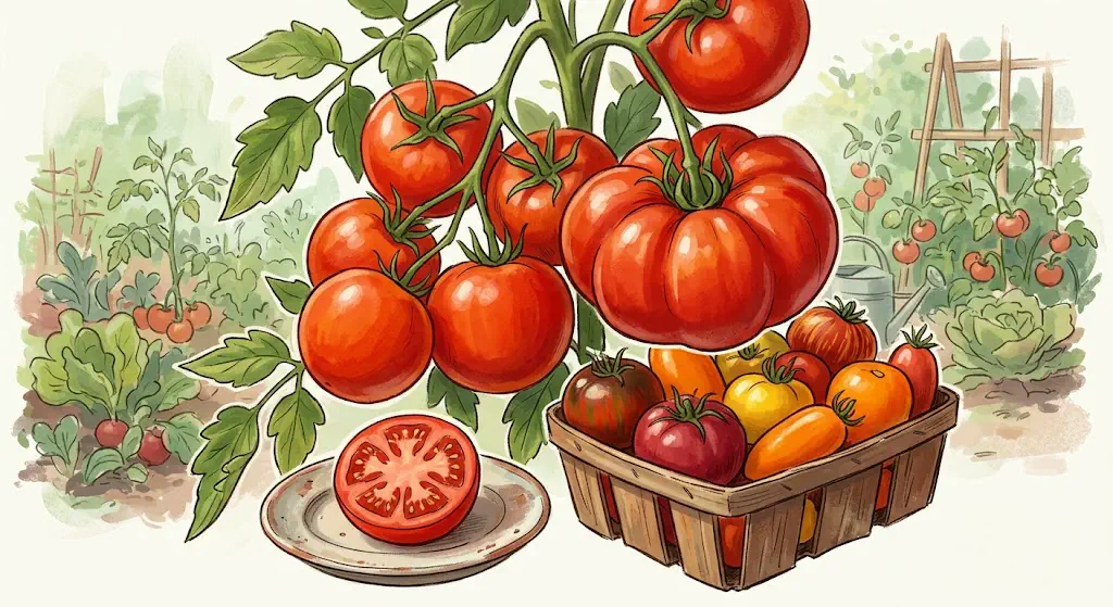 Tomates con gusto a tomate