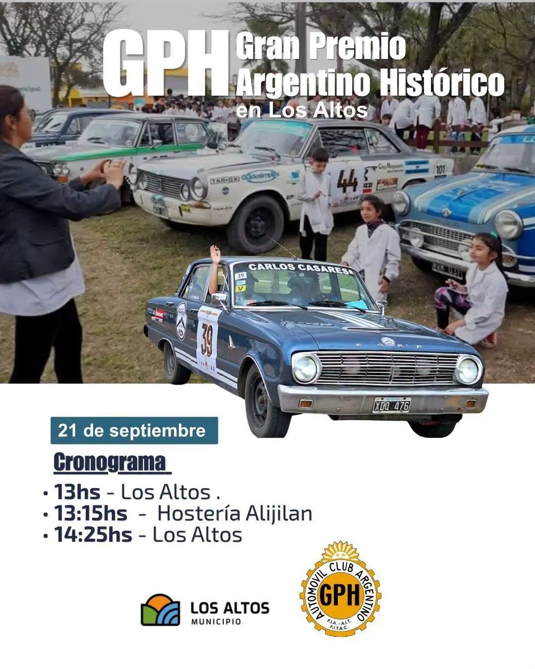 Los Altos y Alijilán se preparan para recibir la marea de autos clásicos