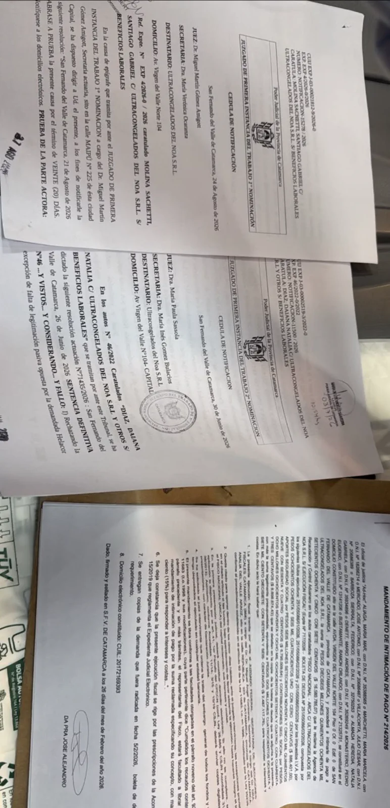 Conflicto laboral en Ultracongelados del NOA y CEGA Frío