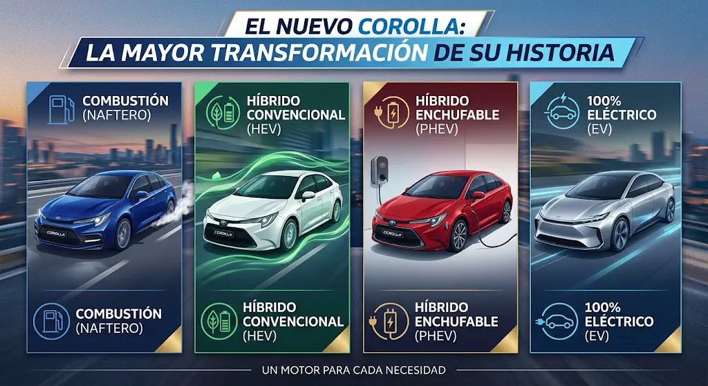 Cuatro tecnologías mecánicas bajo un mismo nombre