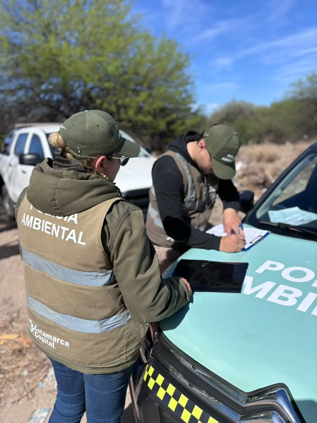 Policía Ambiental interceptó y sancionó a un vecino