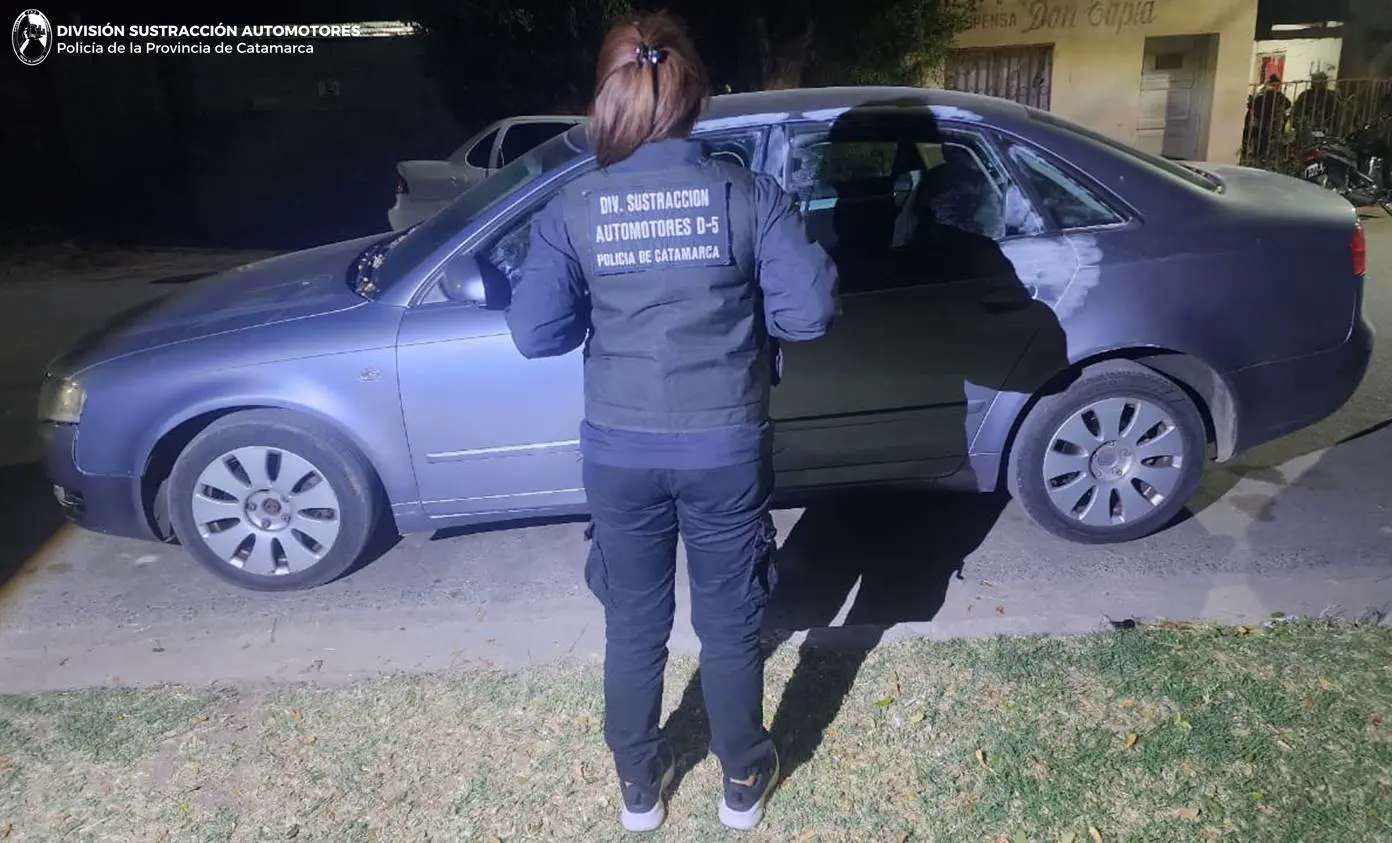 Secuestran en Valle Viejo un Audi A4 con pedido de captura por robo