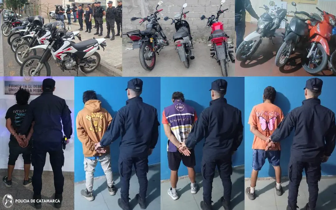 Operativos de tránsito en la Capital y el interior: siete arrestados y diez motos secuestradas