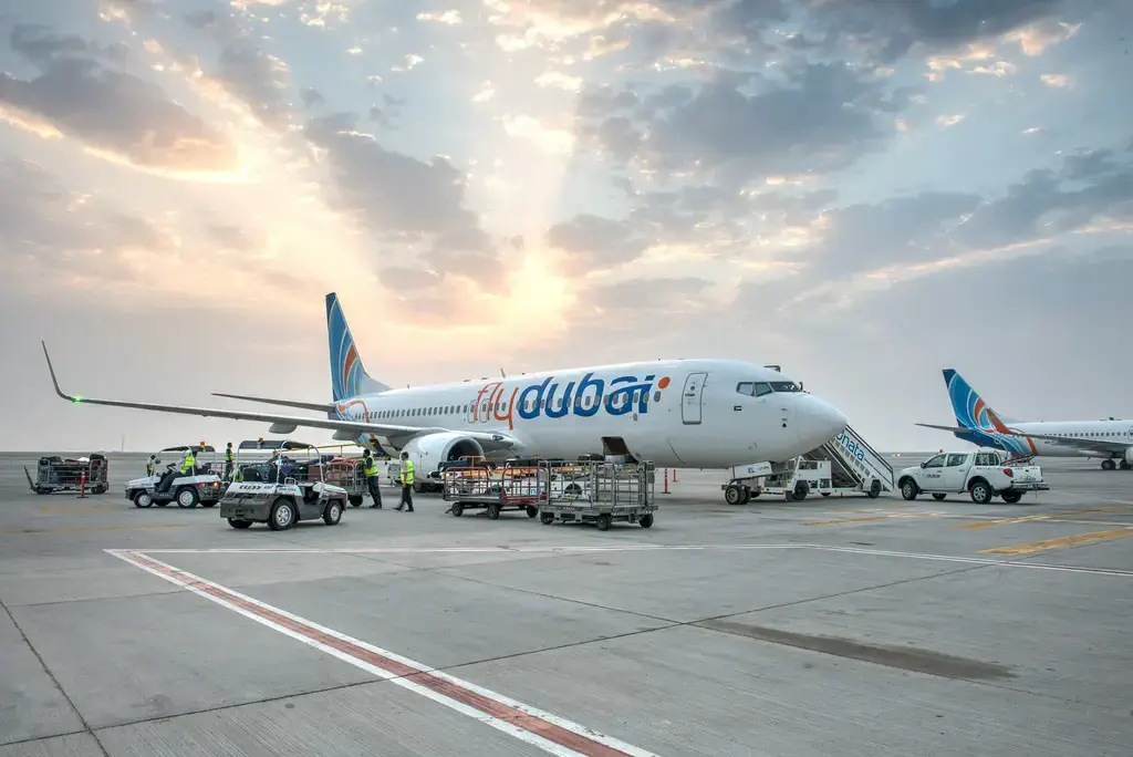 La compañía aérea confirmó un altercado entre los pilotos en pleno vuelo.(Flydubai)