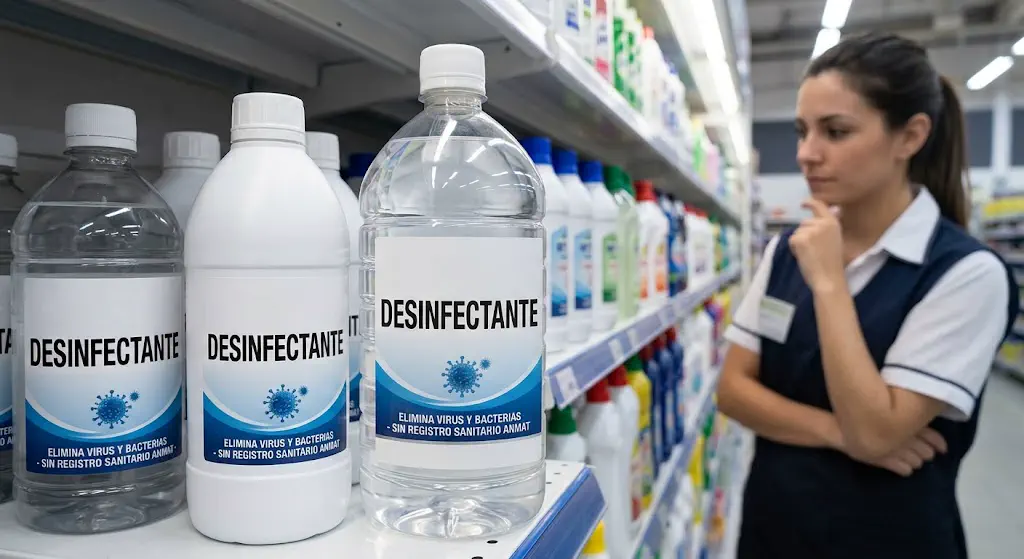Por carecer de registro sanitario