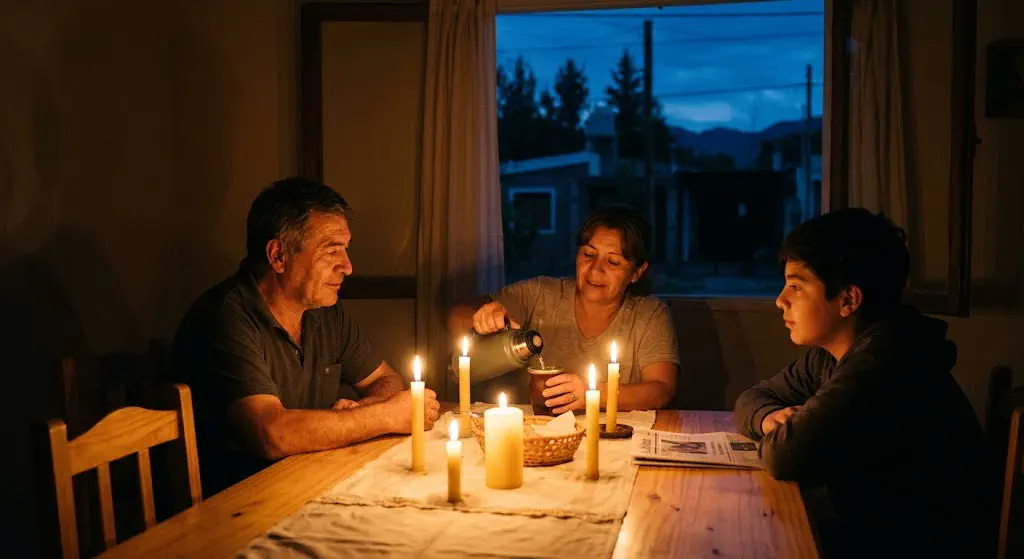 Apagón total en Pomán: la comunidad lleva más de 10 horas sin energía y aguarda la normalización del servicio