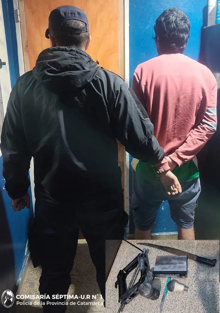 aprehensión de un hombre de 31 años