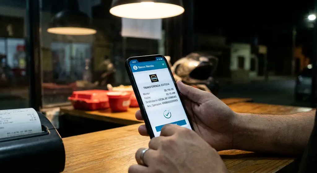 Cae estafador en Valle Chico: Simuló una transferencia bancaria para pagar un delivery de comida
