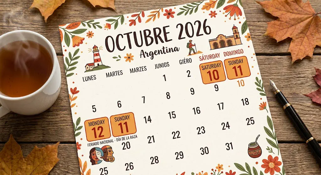 Calendario oficial: los feriados que restan en el año