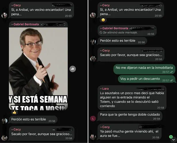 chat de vecinos viral