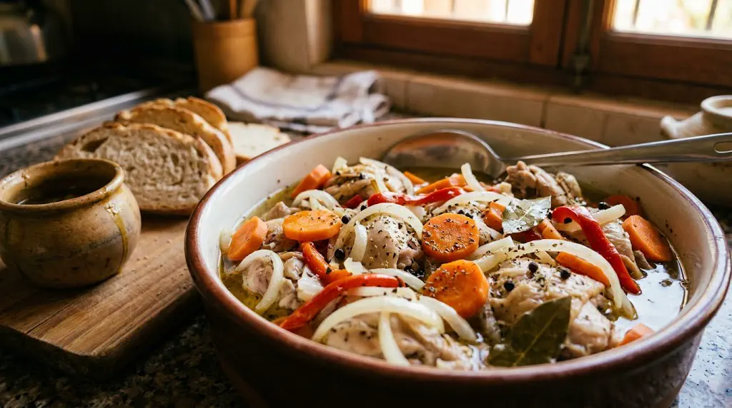 Cómo hacer el mejor pollo en escabeche casero