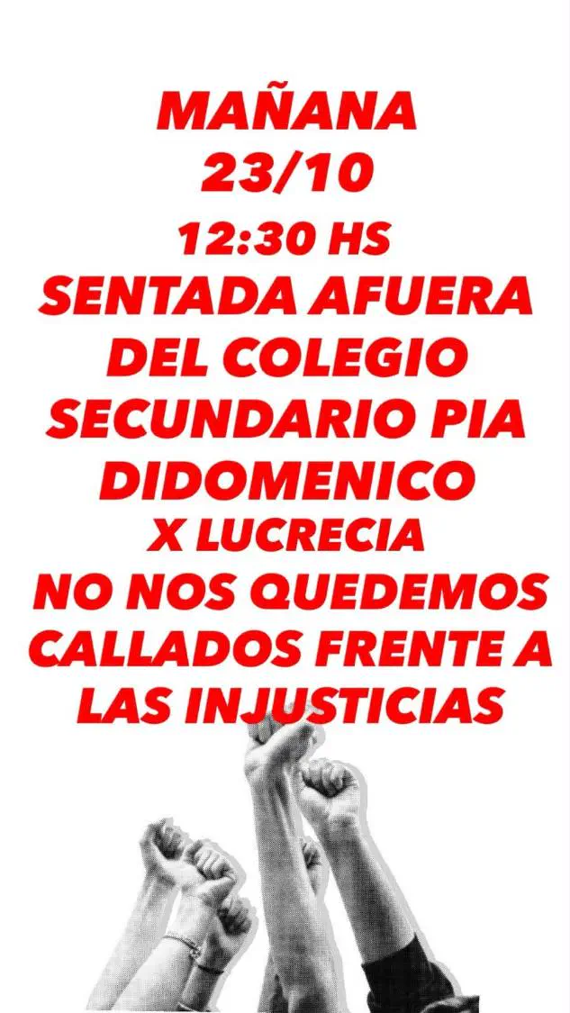 Con el lema "No nos quedemos callados frente a las injusticias",