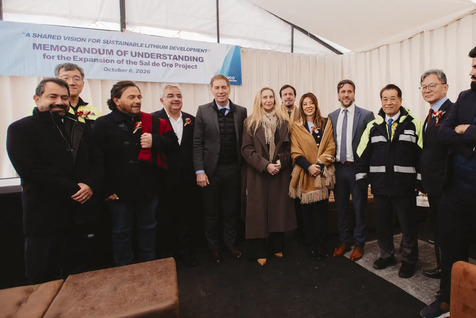Con la presencia del gobernador Raúl Jalil, POSCO puso en marcha su Planta II en el Proyecto Sal de Oro