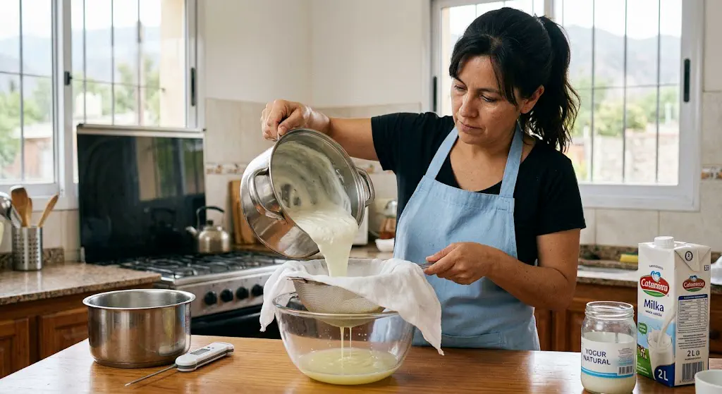 Cremoso, natural y sin fermentadora