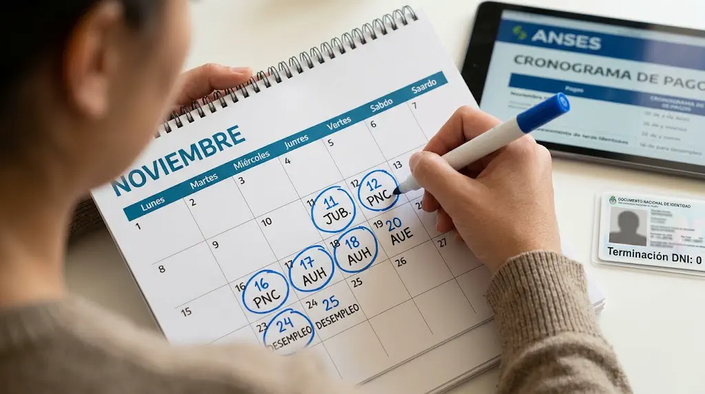 ¿Cuándo cobro en noviembre? Consultá el calendario completo para jubilados y beneficiarios