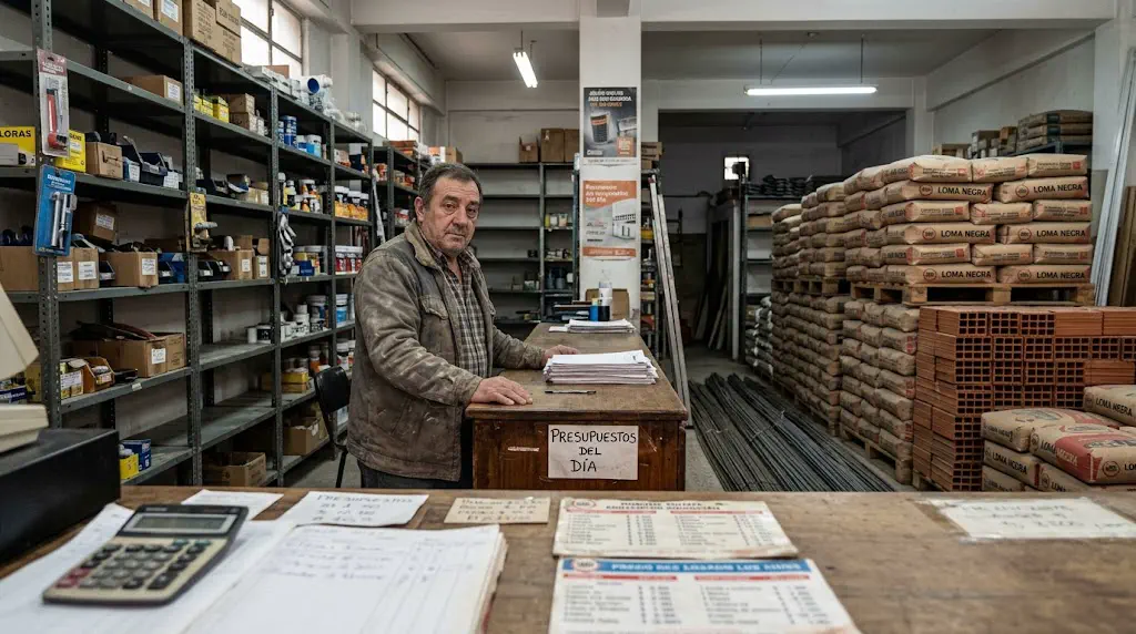 Del mostrador a la parálisis: la crisis de la construcción ahoga a los corralones y destruye el acopio familiar
