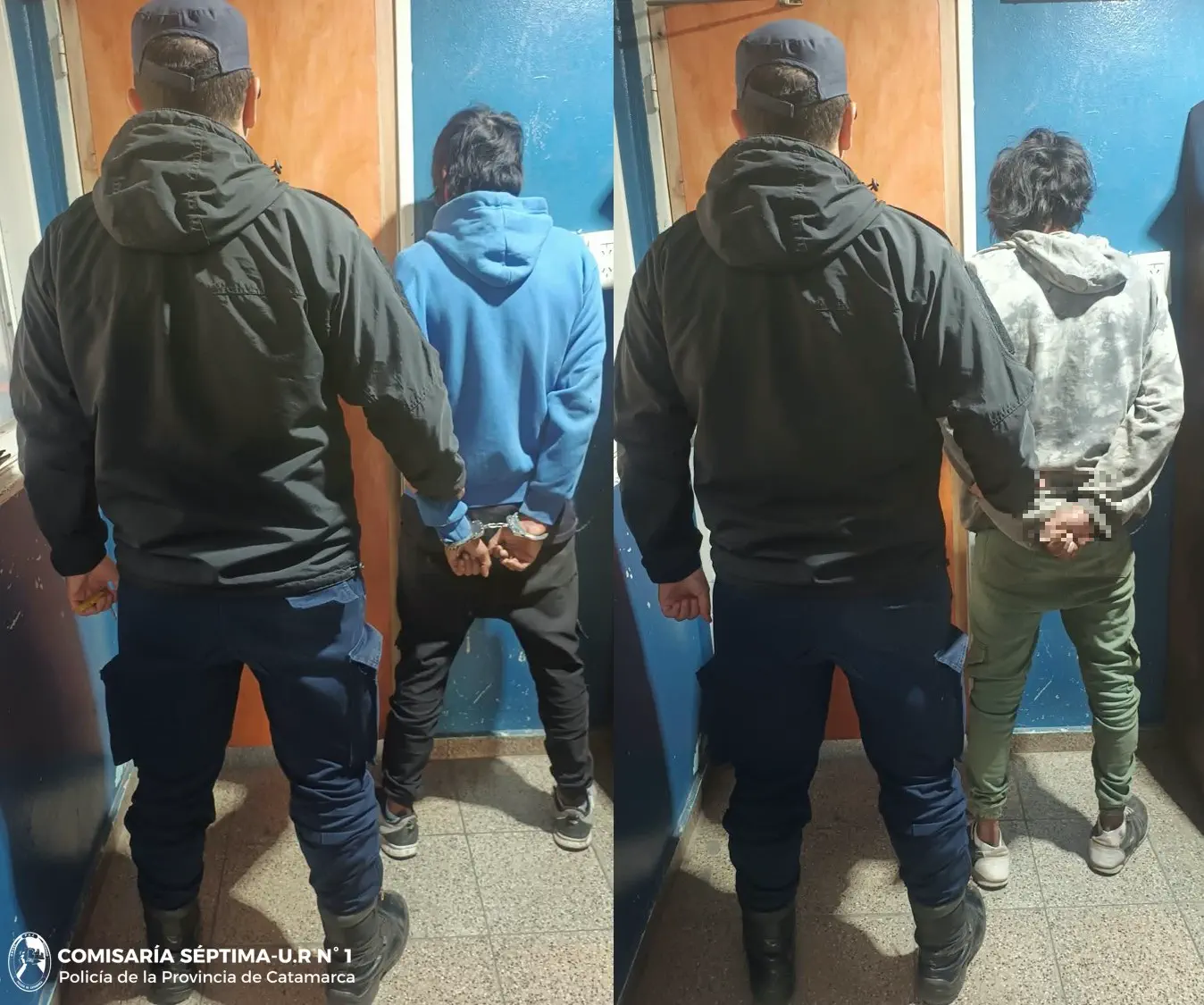 Detienen a dos hermanos en el barrio Municipal tras amenazar a policías con cuchillos