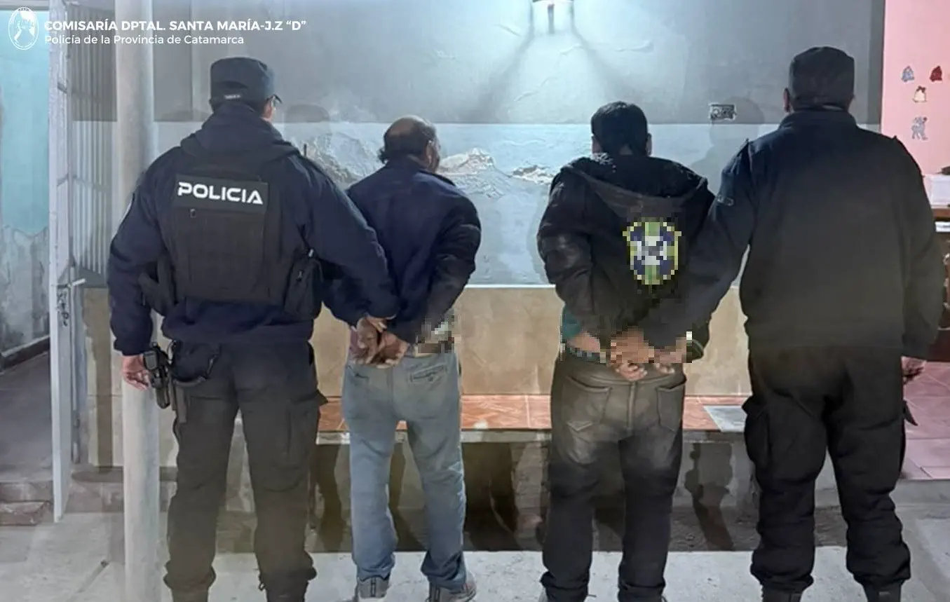 Dos hombres fueron aprehendidos