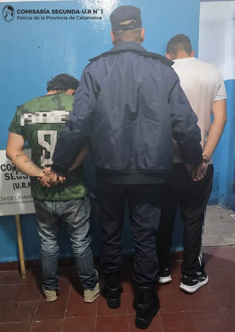 Dos jóvenes de 18 y 21 años fueron aprehendidos