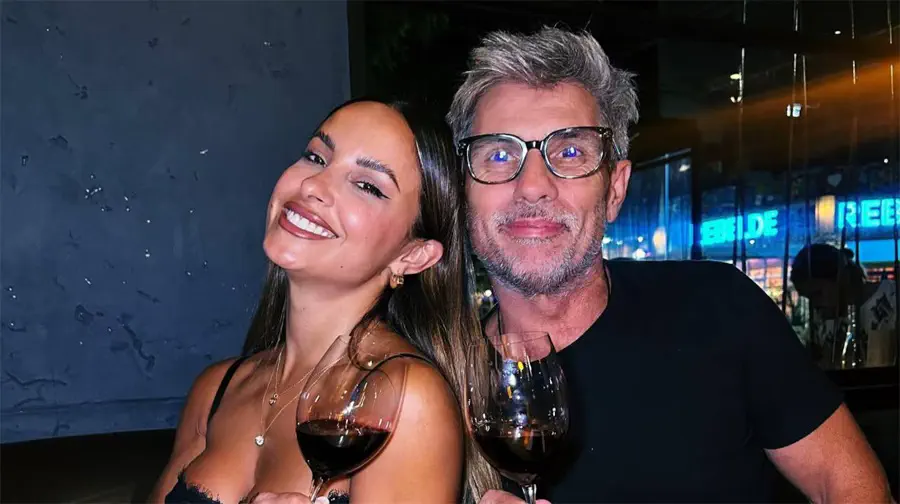 El Chato Prada y Lourdes Sánchez en sus épocas felices.