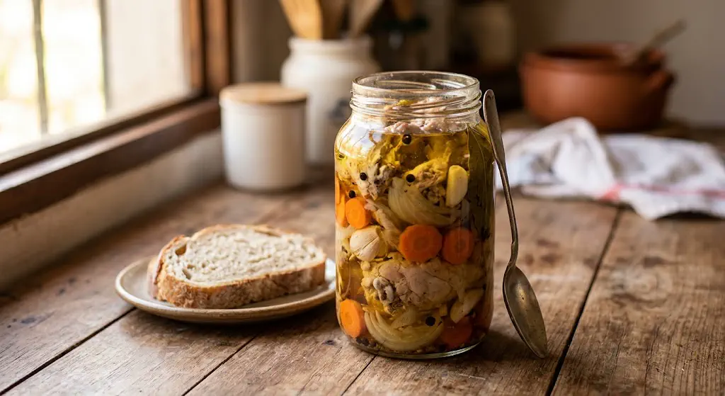 el escabeche es una técnica culinaria ancestral.