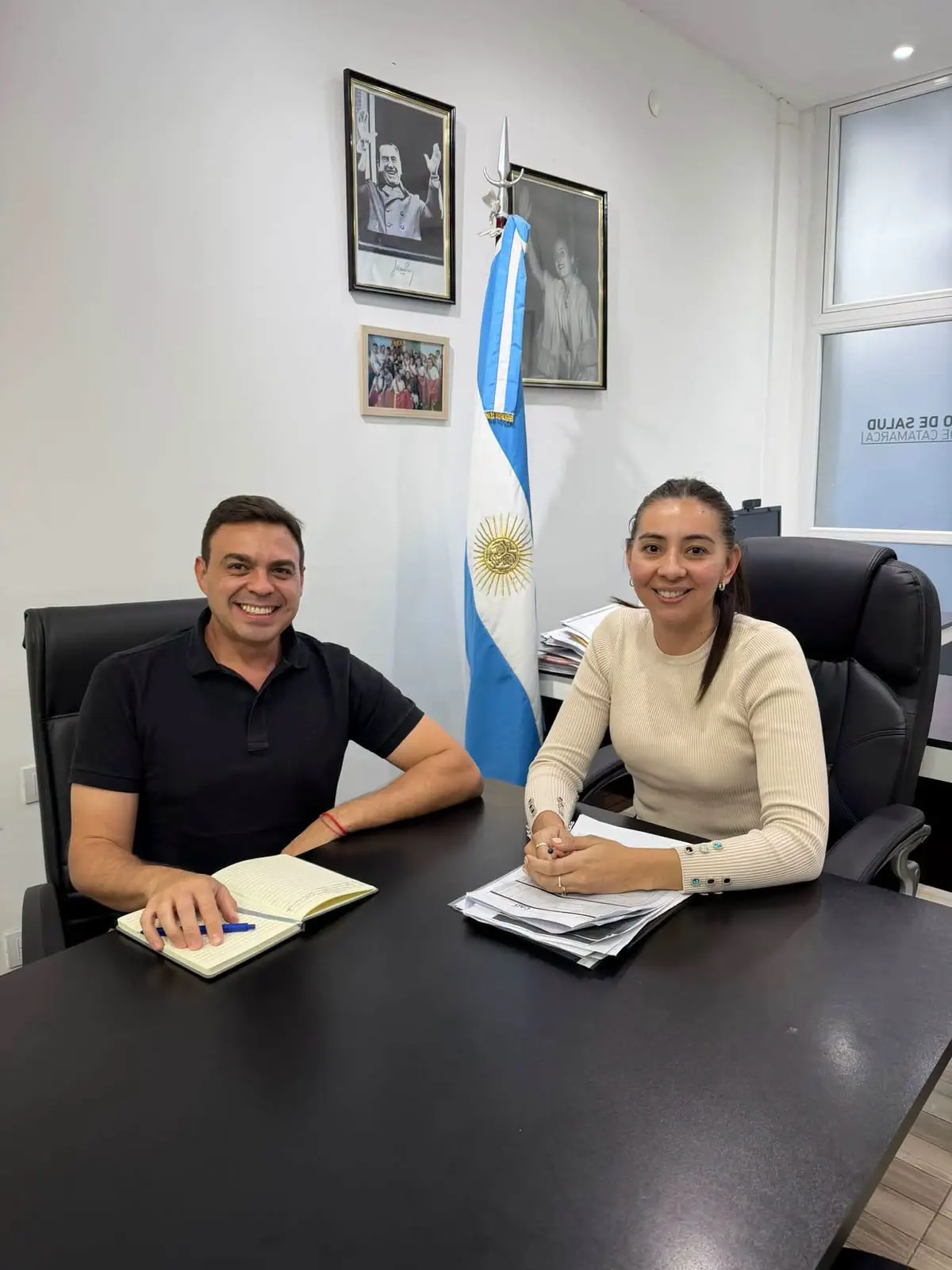 El Intendente de Los Altos, CPN Raúl Barot se runió con la Ministra de Salud de Catamarca Dra.Johana Carrizo