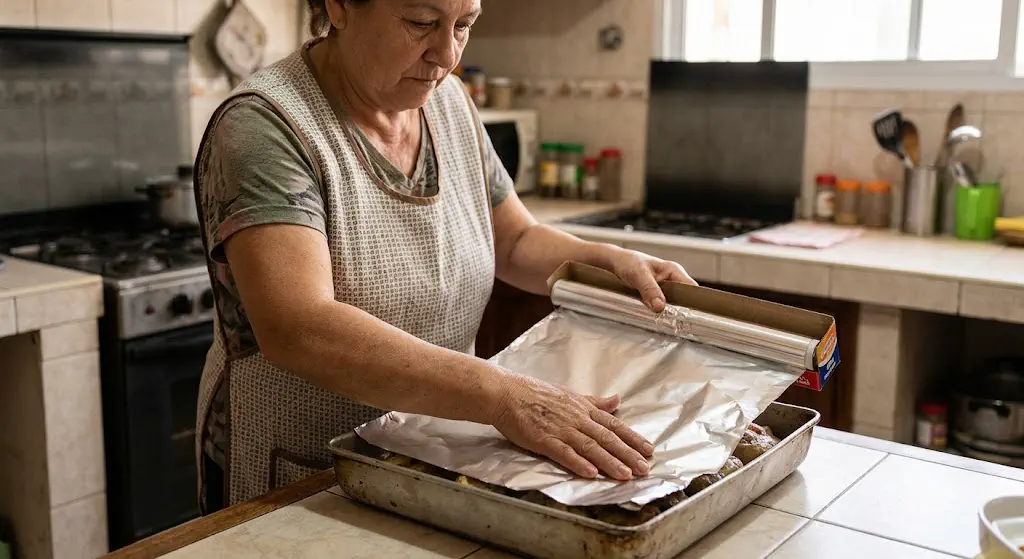 El misterio del papel aluminio: ¿de qué lado se usa y por qué una cara es brillante y la otra opaca?