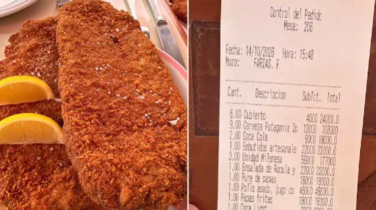 el ticket viral de $477.000 que divide a las redes sociales