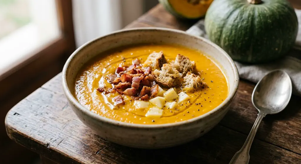 el truco del horno para que la sopa crema de cabutiá quede irresistible