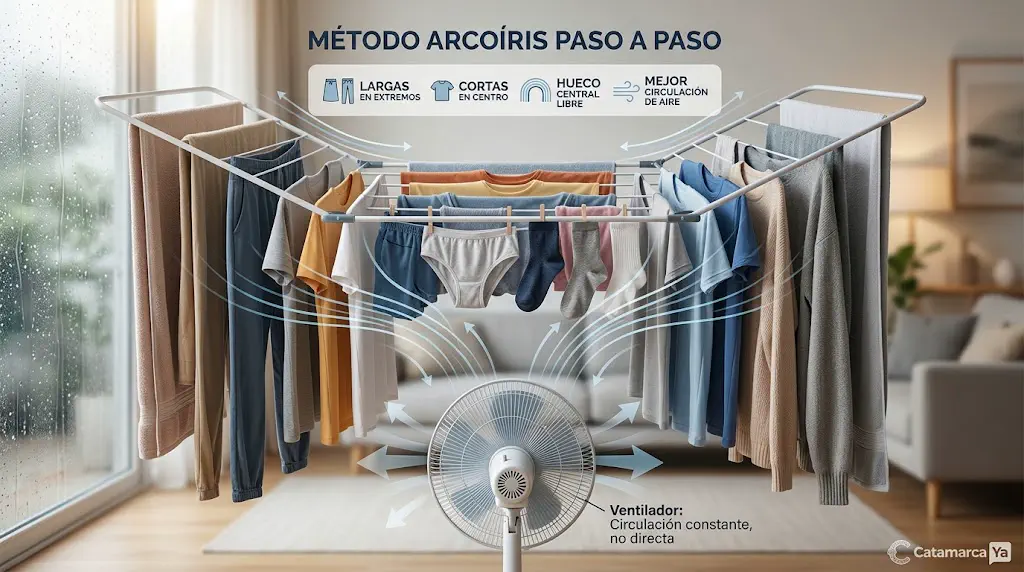 En qué consiste el método del "arcoíris" o la "V invertida"