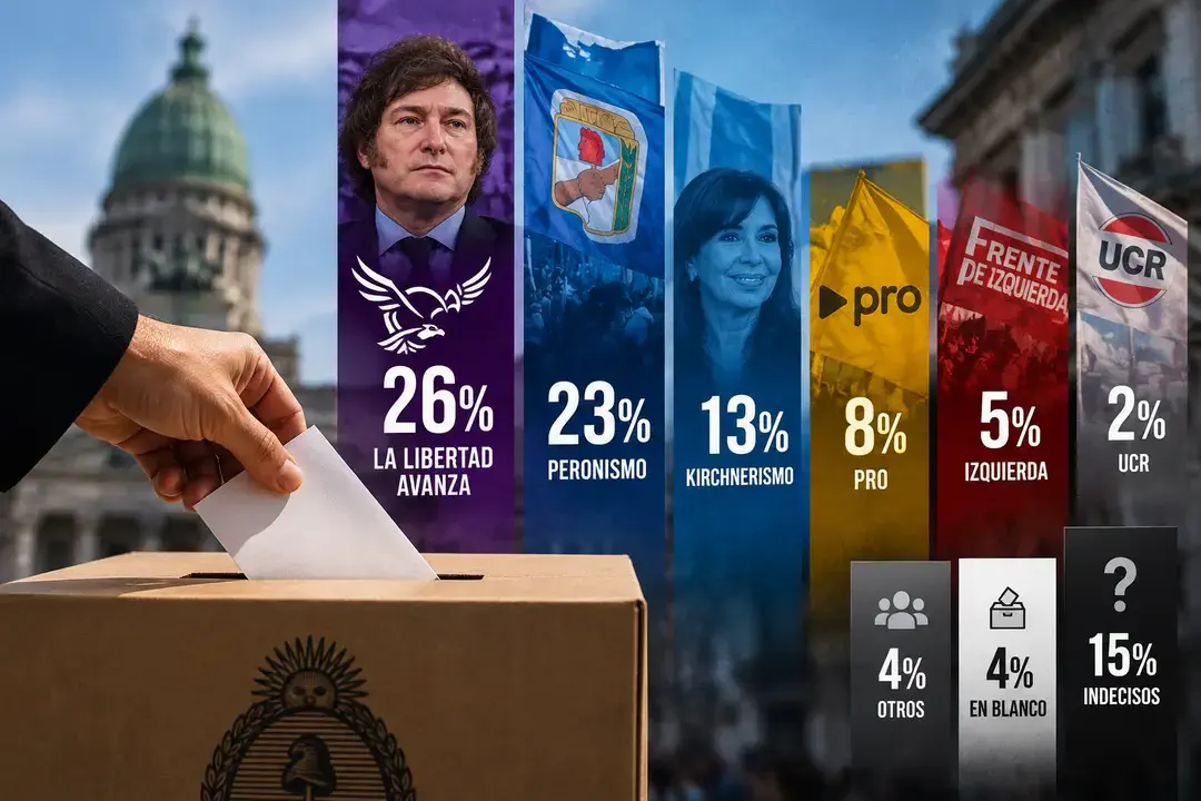 Encuesta intención de voto elecciones 2027