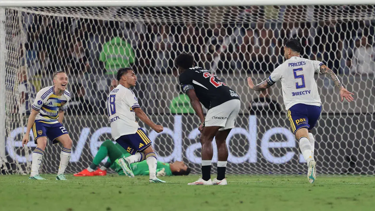 Épica xeneize en el Maracaná: con un heroico gol de Paredes desgarrado, Boca venció 3-1 a Vasco da Gama y es finalista de la Copa Sudamericana