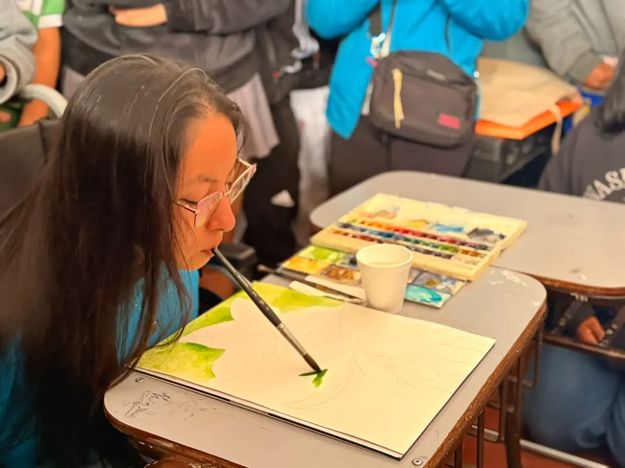 Escuela Municipal promovió una jornada de reflexión e inclusión junto a la artista Celeste Moya