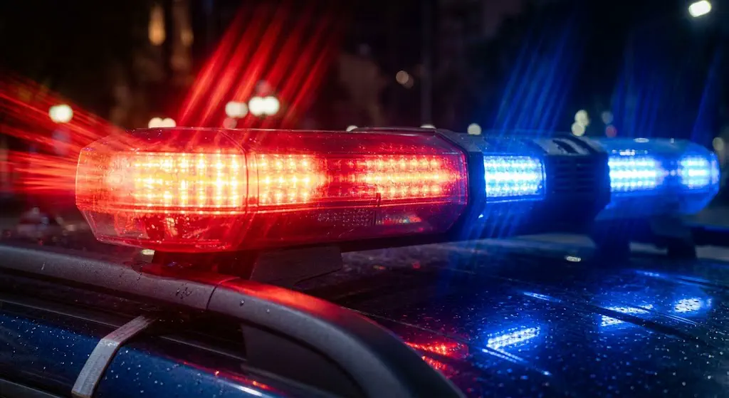 sirena de una patrulla de policía
