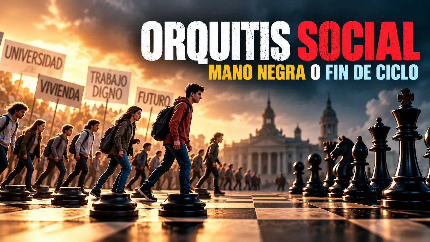 Ortiquis social mano negra o fin de ciclo, imagen generada con IA