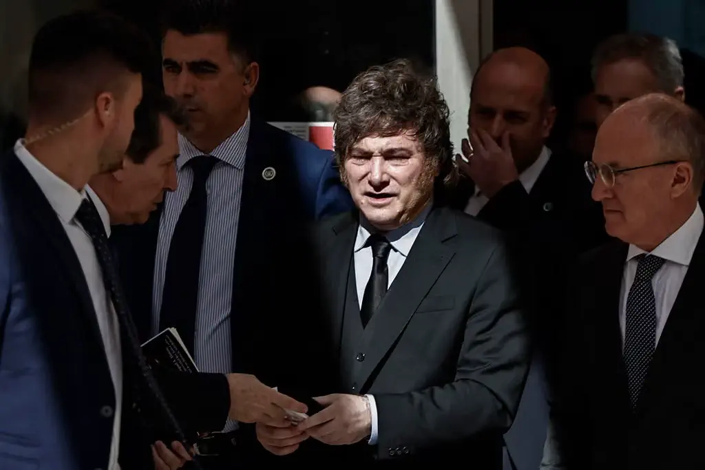 Javier Milei fue escrachado en Madrid