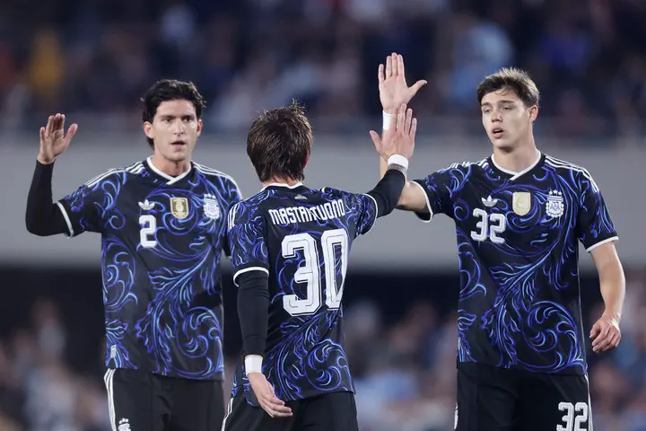 jugadores de la selección argentina