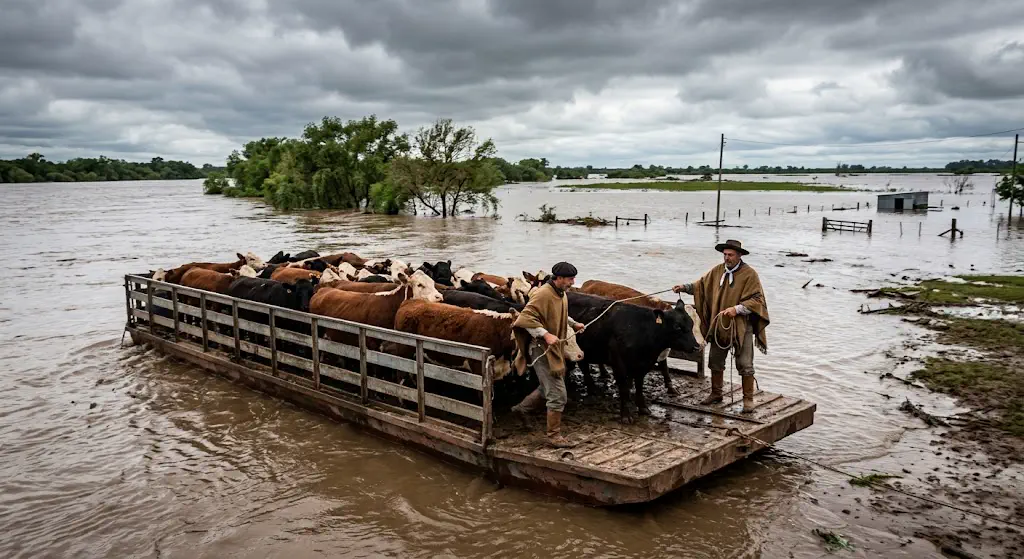 La crecida de los ríos Paraná y Uruguay pone en jaque dos alimentos básicos que podrían aumentar de precio
