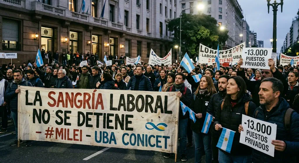 La sangría laboral no se detiene: el empleo privado cayó por 14° mes consecutivo