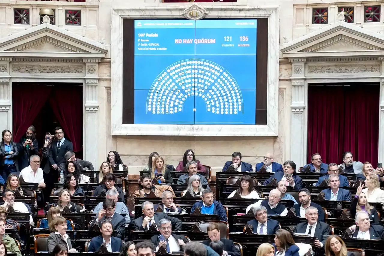La sesión especial pedida por la oposición no prosperó.(Prensa HCDN)