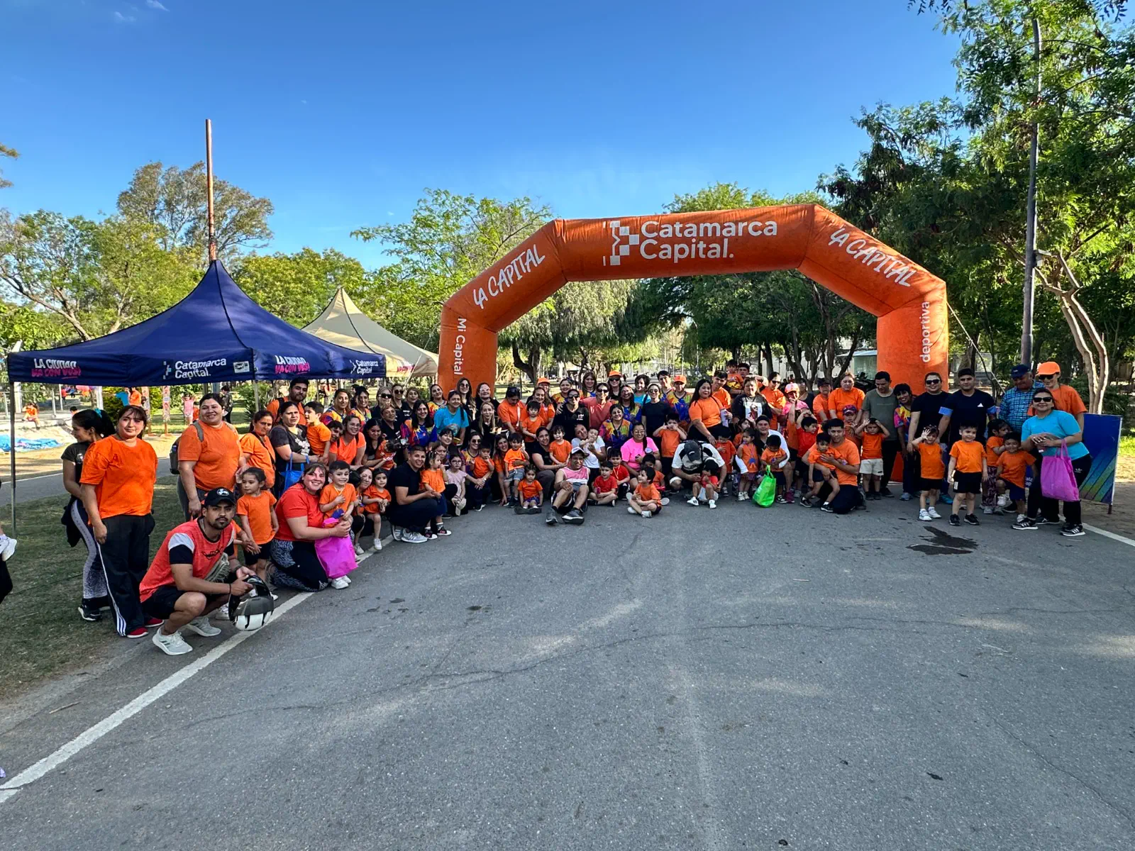 Los centros de primera infancia municipales realizaron su tradicional maratón en el Parque Adán Quiroga