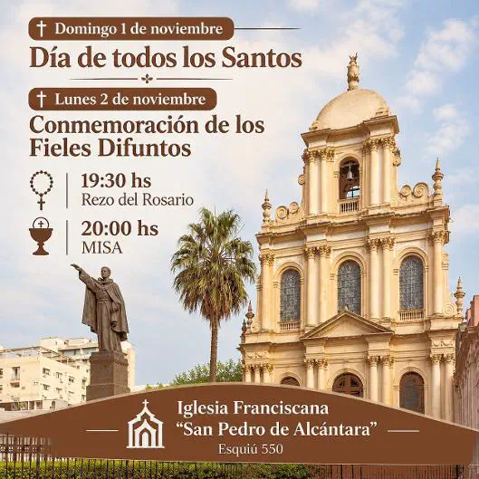 Misas por el Día de los Fieles Difuntos en Catamarca: horarios en el Cementerio Municipal y el Templo Franciscano