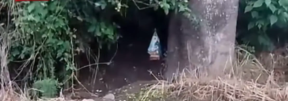 Misterioso hallazgo en Aguilares: encuentran una imagen de la Virgen del Valle al costado de un camino