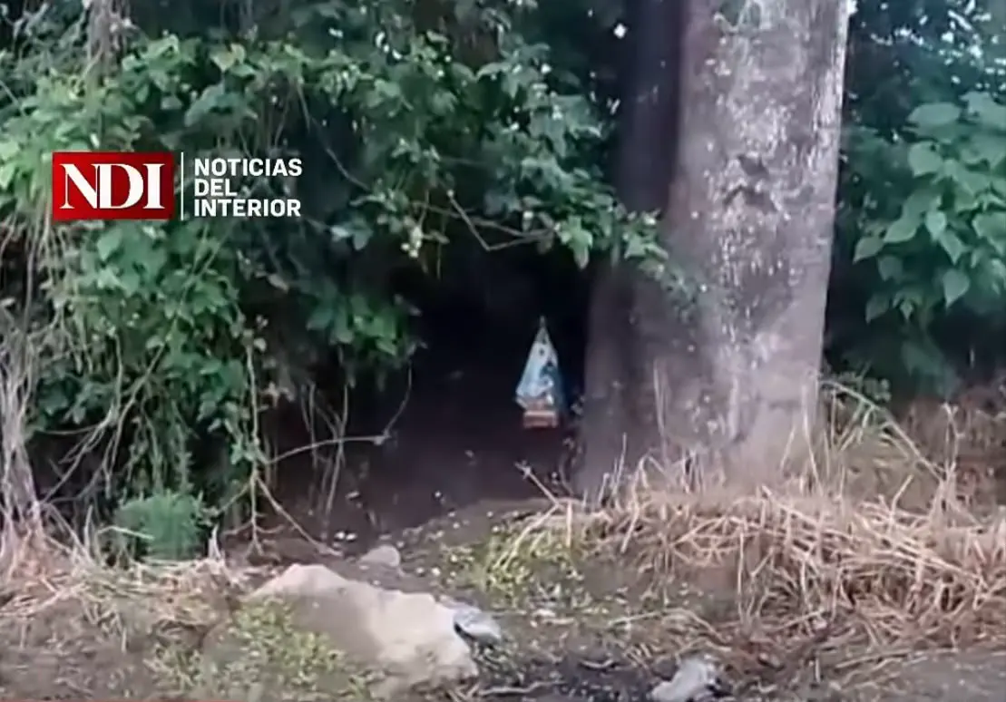 Misterioso hallazgo en Aguilares: encuentran una imagen de la Virgen del Valle al costado de un camino