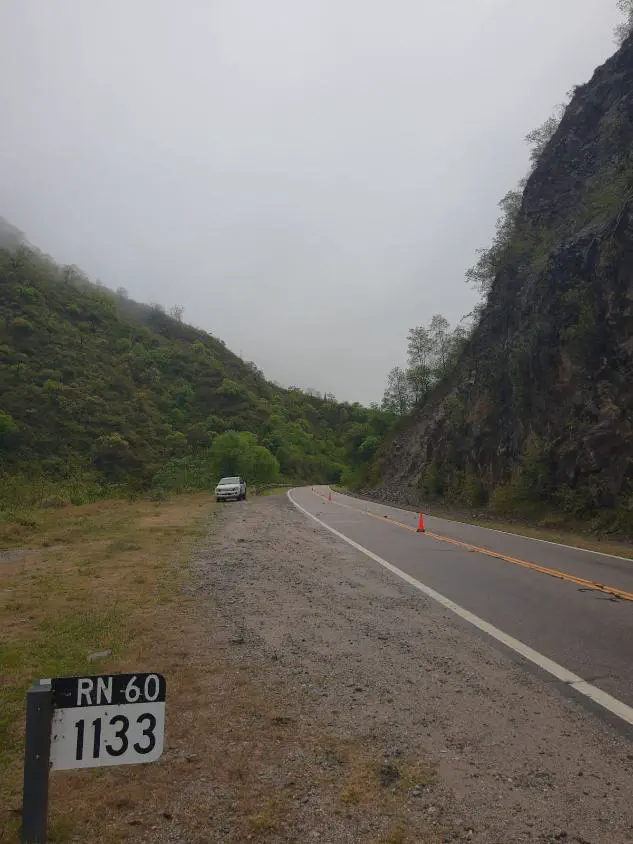 Piden extrema precaución para transitar por la Ruta Nacional 60 en La Cébila